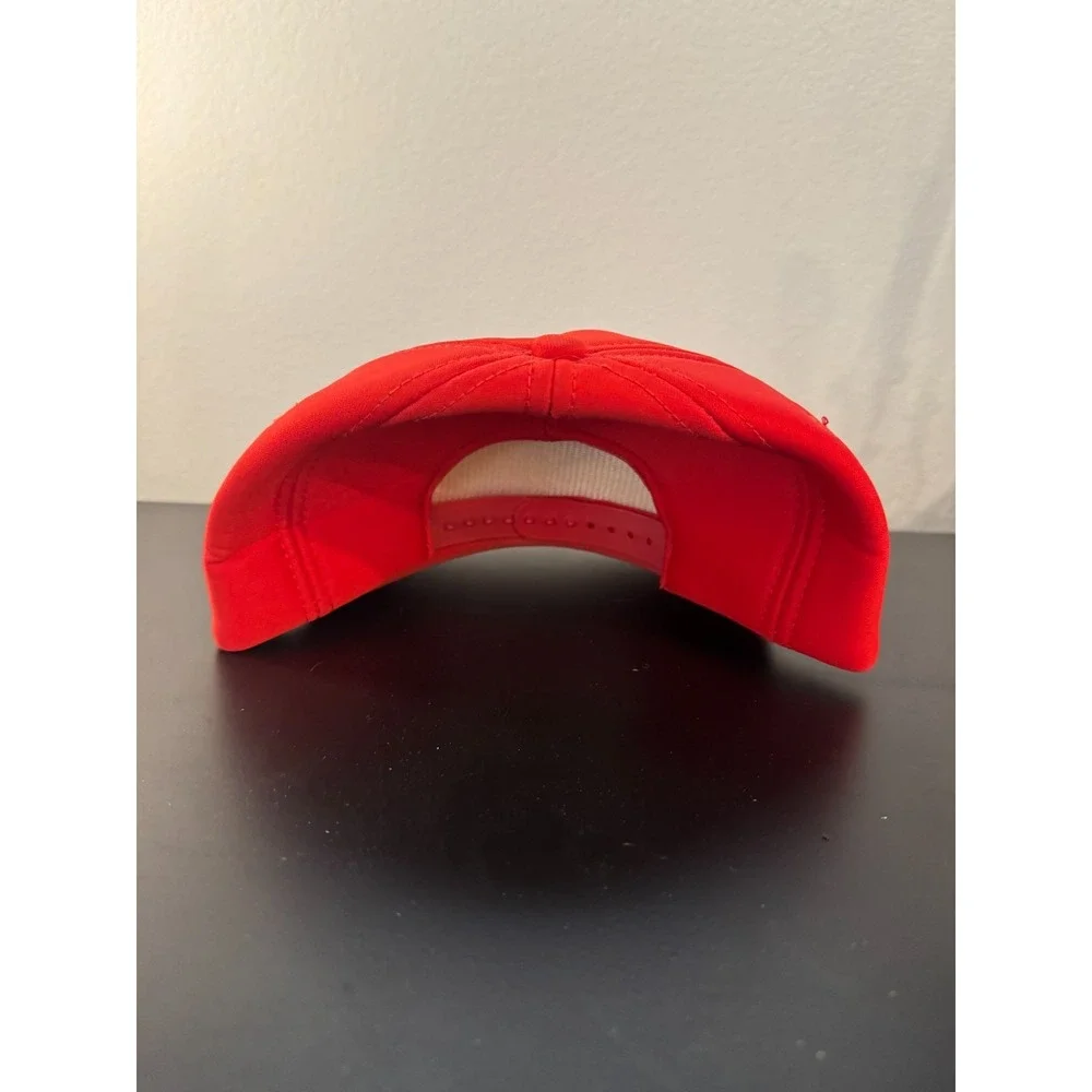 Vintage Speedway ESPN The Total Sports Network Baseball Cap Men Red Snapback Hat